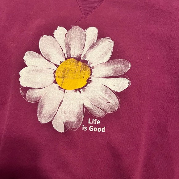 Life is Good fleece sweatshirt - Picture 4 of 4